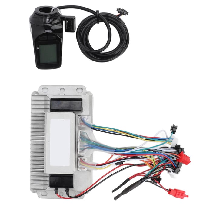Kit contrôleur moteur brushless 48V 60V 1000W avec écran LCD Contrôleur à onde sinusoïdale 3 modes pour gray