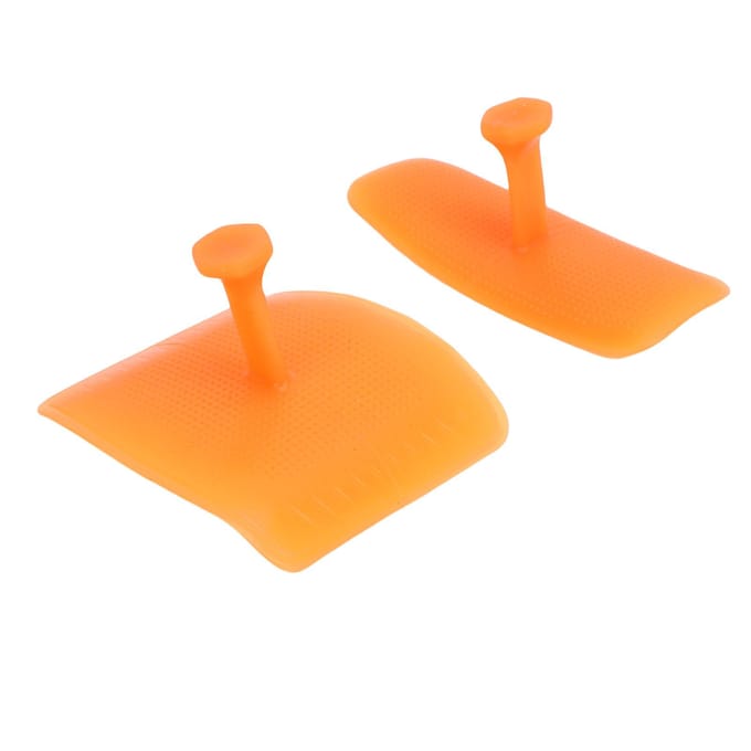 Aide d'entraînement au grip de swing de golf Silicone souple Antidérapant T Grip Aide de golf pour pratiques exercices orange
