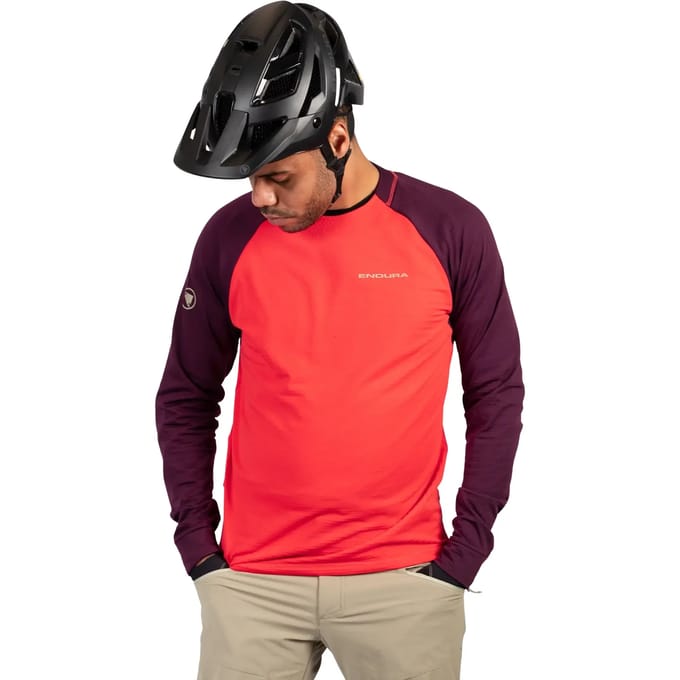 Jersey met lange mouwen Endura Singletrack
