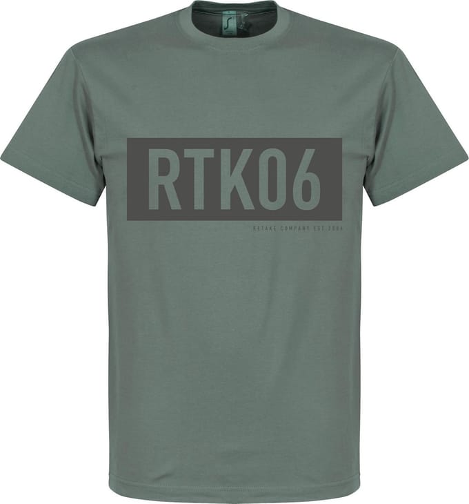 Retake RTK06 Bar T-Shirt - Zink - XL