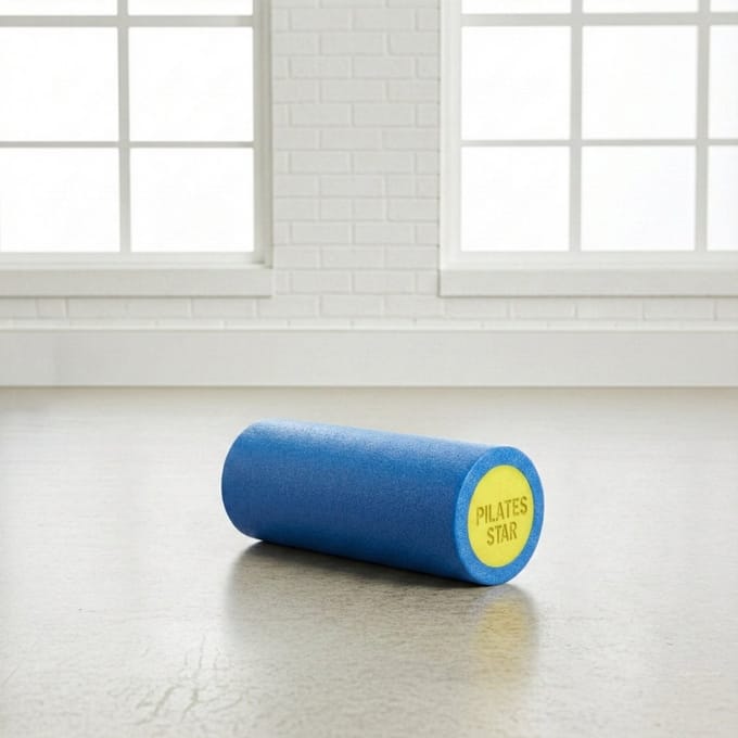 YOGISTAR Pilates rol - blauw 45 cm - - - Yogablok