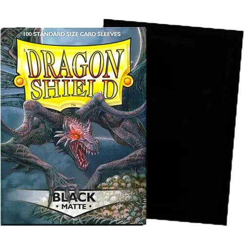 Arcane Tinmen Dragon Shield Standard Sleeves-Black (Matte) (Diversen) Nieuw