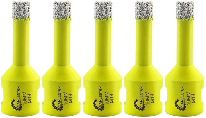 Solidchoice - 5-delige Diamant Boorbits Set 10mm voor Keramiek en Graniet