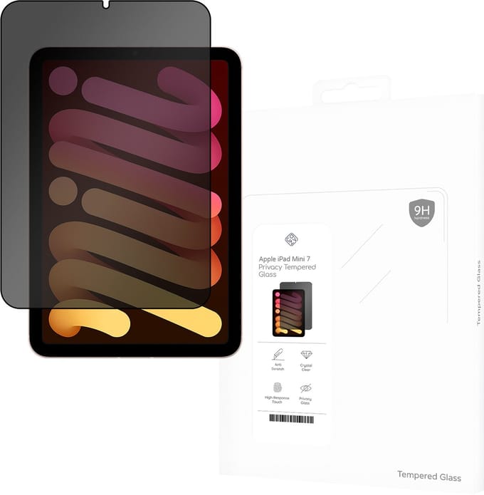 Cazy privacy Screenprotector geschikt voor iPad Mini 7 (2024) - Anti Spy Screenprotector