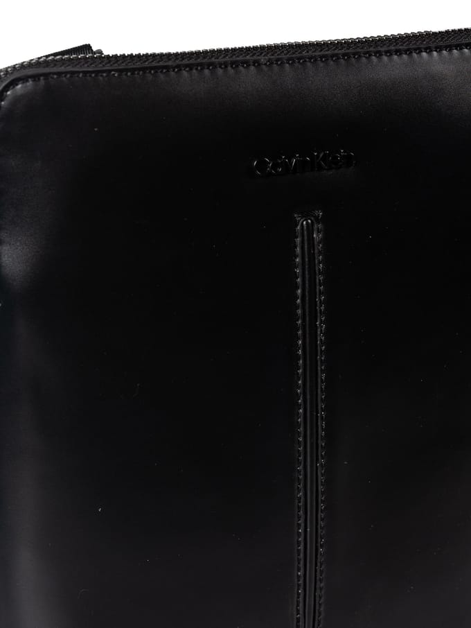 Calvin Klein Schoudertas Median Flatpack Heren Zwart