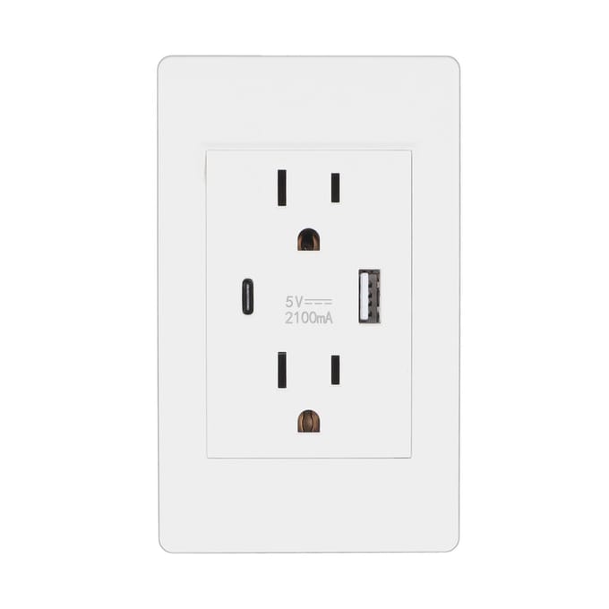 Stopcontact USB Type C Wandcontactdoos Multifunctioneel Hoge Veiligheid Stopcontact voor Thuis