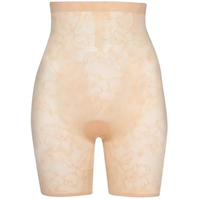 Bye Bra Kanten High Waist Shaping Short Beige S