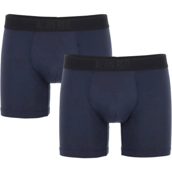 Alan Red Boxer Donkerblauw (navy) 2-Pack - Maat M - Heren - Boxershorts