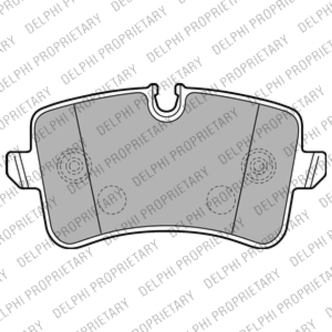 Remblokset DELPHI LP2226, achter