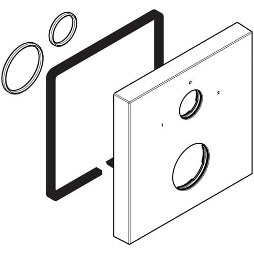 AXOR Starck Organic replacement rosette for thermostat 12716000, Art. 98326000