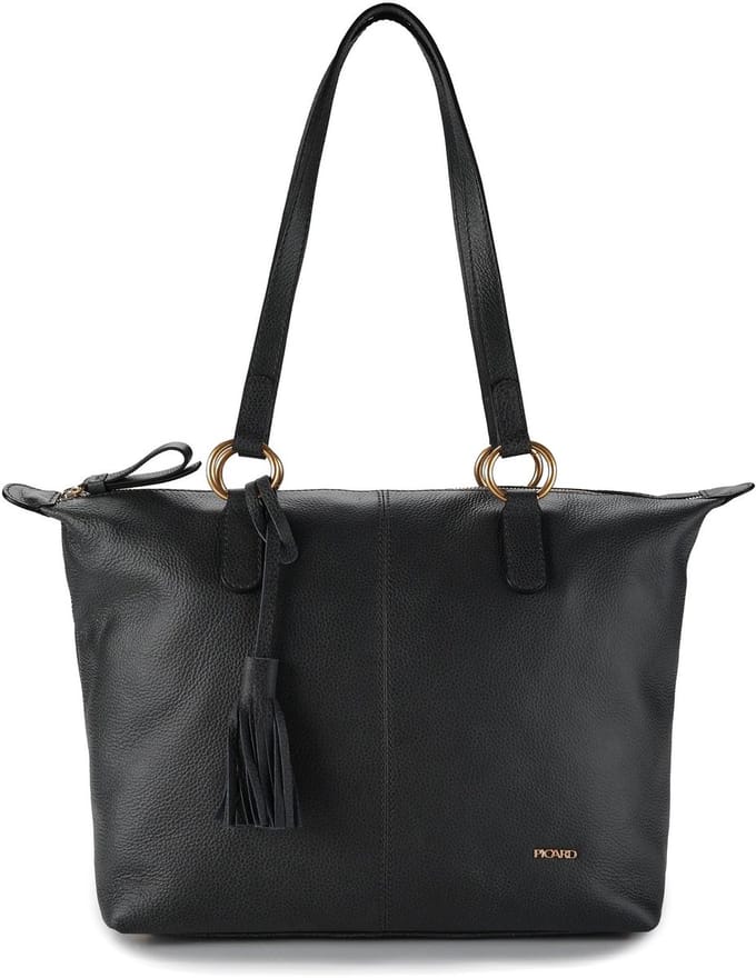 PICARD schoudertas Calico Shoulder Bag Black donkergrijs