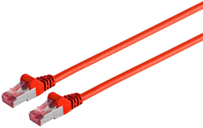 Patchkabel cat6A S/FTP PIMF Halogenfrei rot 2m