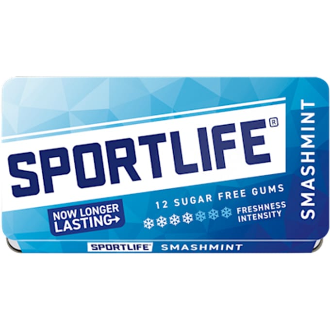 Sportlife Smashmint Sugar-free Chewing Gum