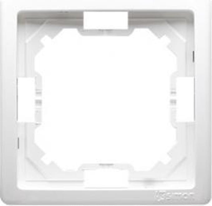 Afdekraam Frame 1-voudig wit BMR1 / 11