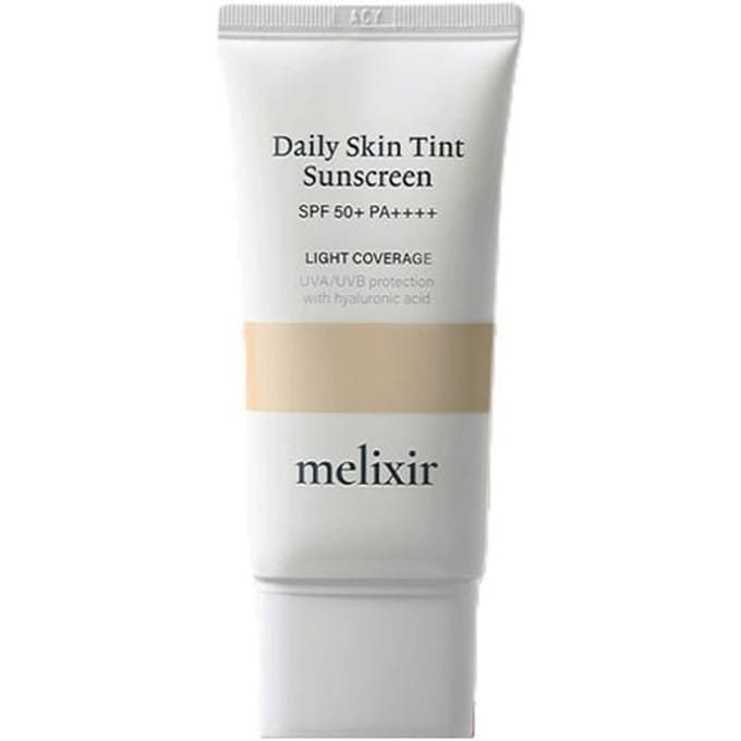 [melixir] Crème solaire teintée quotidienne (2 couleurs) SPF 50+ PA++++ 50ml 23 Light Neutral white