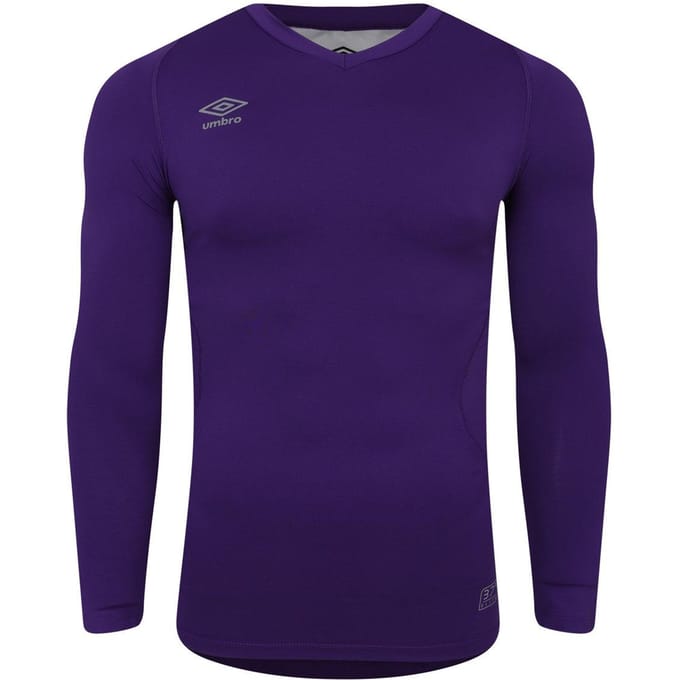 Umbro Heren Elite V Neck Base Layer Top (Helder paars)