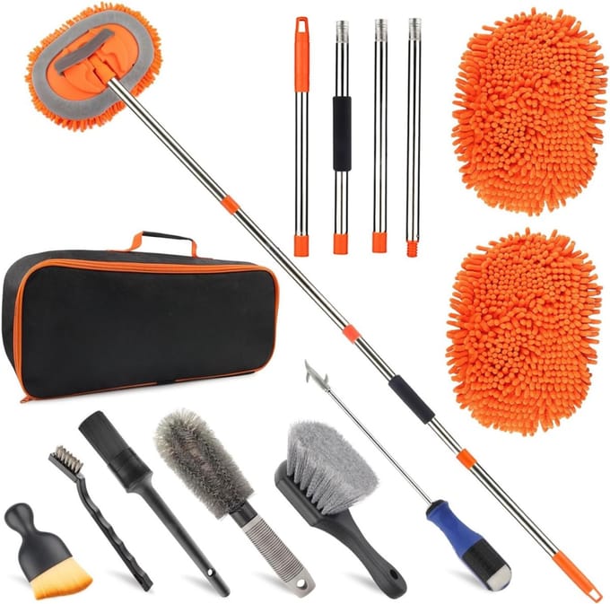 MKSS® Autowasborstel – Auto Wasborstel – Cleansystem Borstel