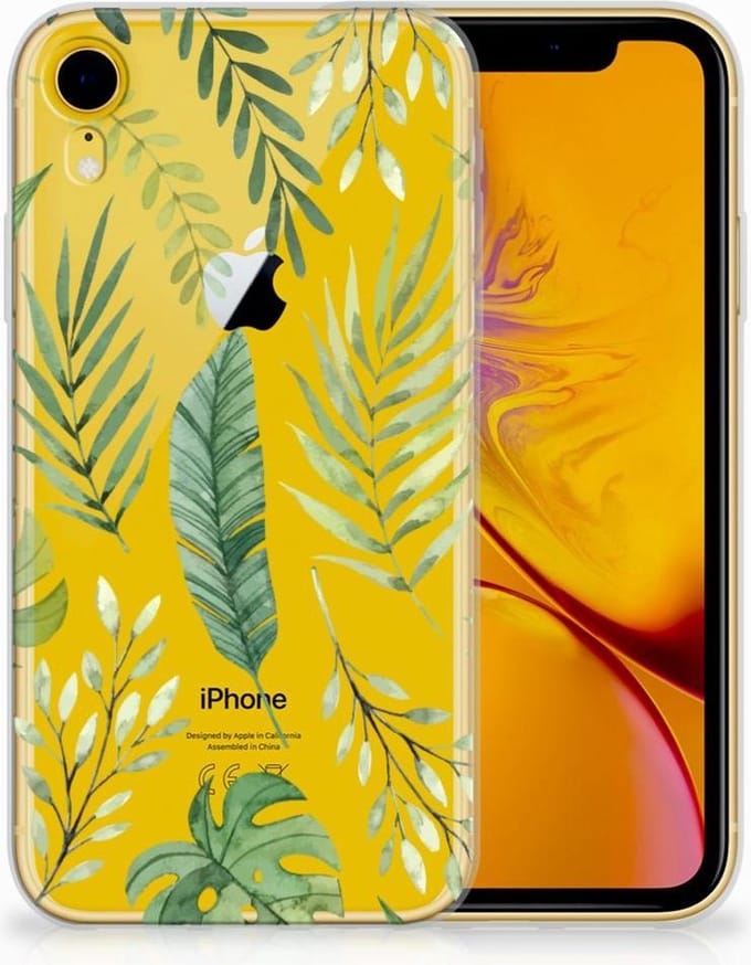 Apple iPhone Xr TPU Case Leaves
