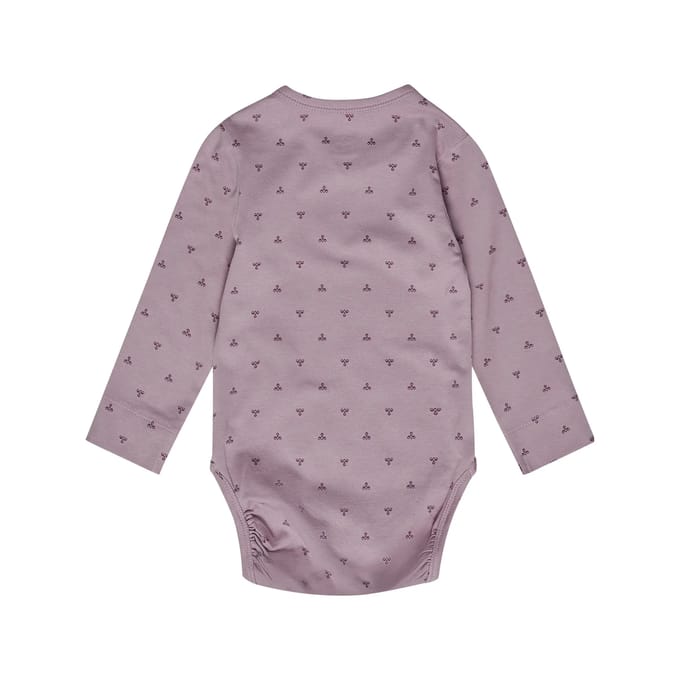 Hummel kinderbody met lange mouwen Hmlmini Bee Aop L/S 230320