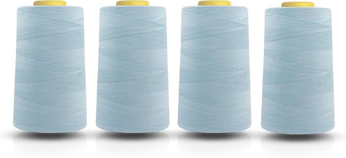 Naaimachine Garen - Polyester Draad - Kleding Maken - Hoge Kwaliteit - 5000 Yards - Hemelsblauw