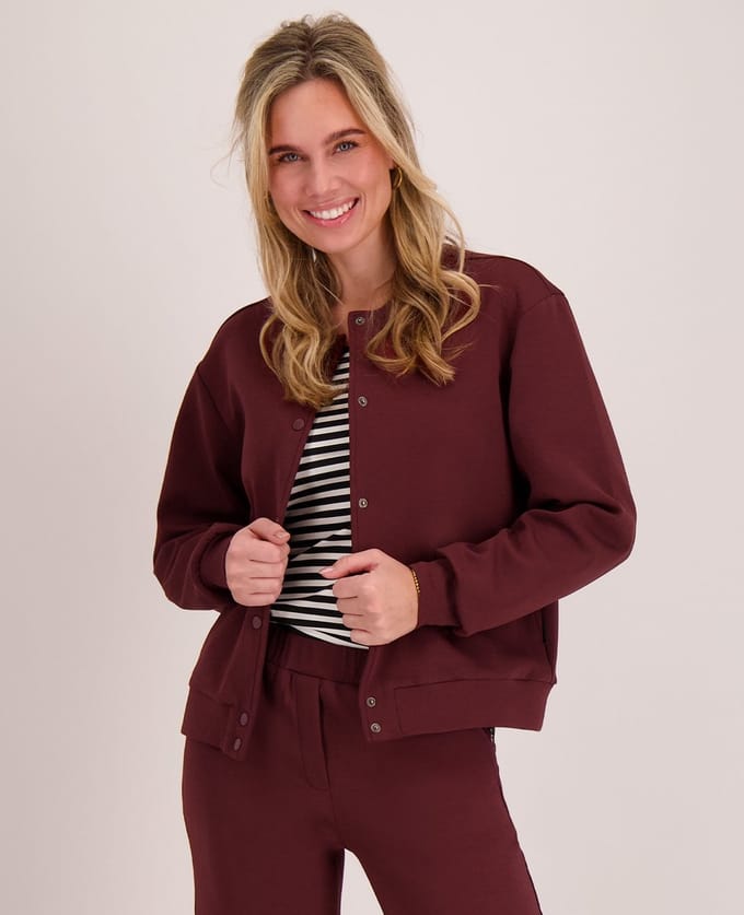 Je m'appelle Dames Trui Met stretch - Rood - Maat L