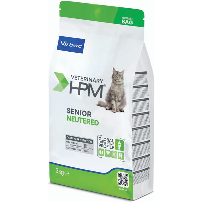 Virbac Diergeneeskunde HPM Senior Gecastreerde Kat - 3 kg