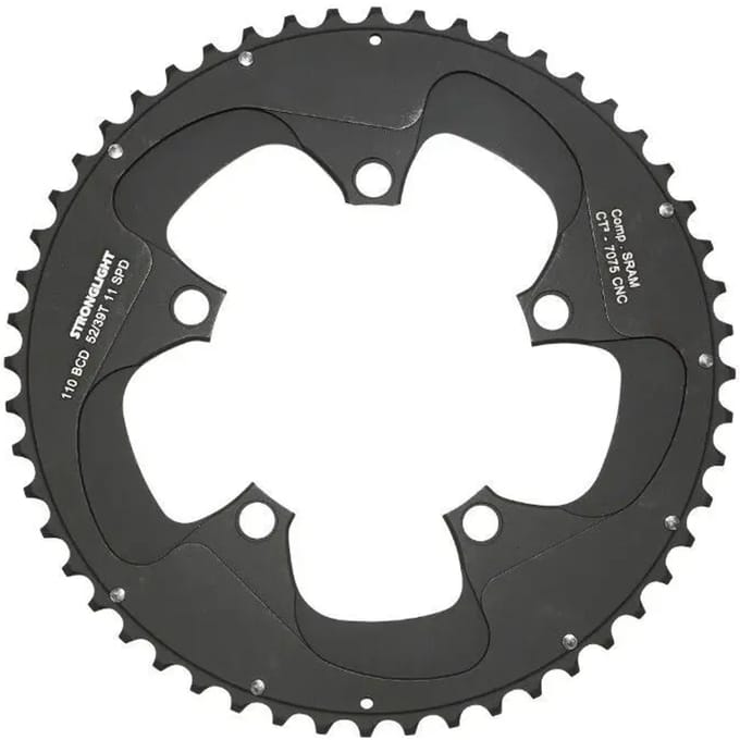 Externe 5-spaaks lade Stronglight CT2 Sram Red-Force-Rival