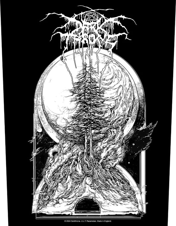Darkthrone - Lone Pines Of The Lost Planet Rugpatch - Zwart