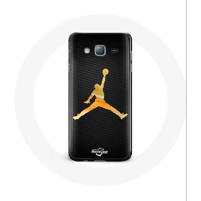 Coque - Michael Jordan - Samsung Galaxy J3 2016 Air - Jaune - Souple - Sportif jaune