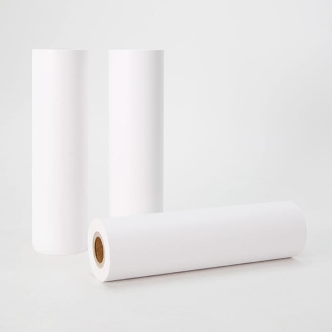 Poooli 110 * 30mm Wit Thermisch Papier Rol Printbaar Stickerpapier BPA-vrij Non-adhesive white