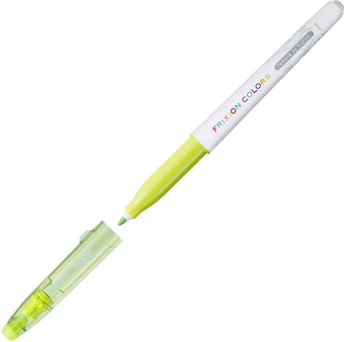Pilot Frixion Colors - Uitgumbare lichtgroene stift