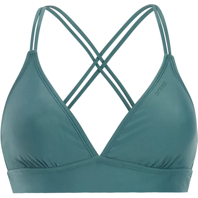 Protest MIXSuperi - Bikini top Dames - Normale pasvorm - Uitneembare vulling - Groen