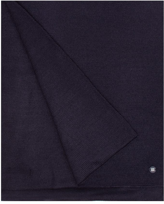 Tresanti - Sjaal Snow Donkerblauw - Mannen - Maat ONE
