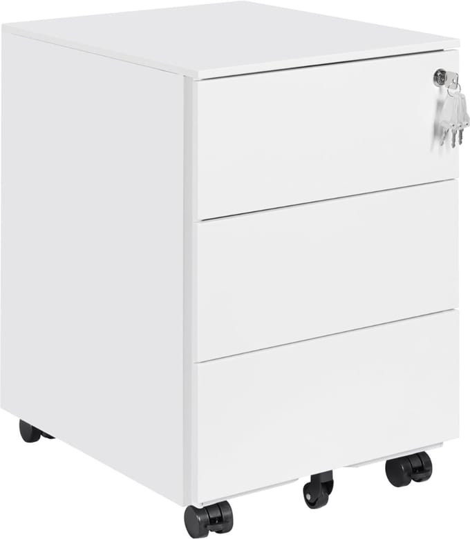 MRKK® Ladenkastje Bureau Orgenaizer - Bureaukast - Ladeblok -Wit