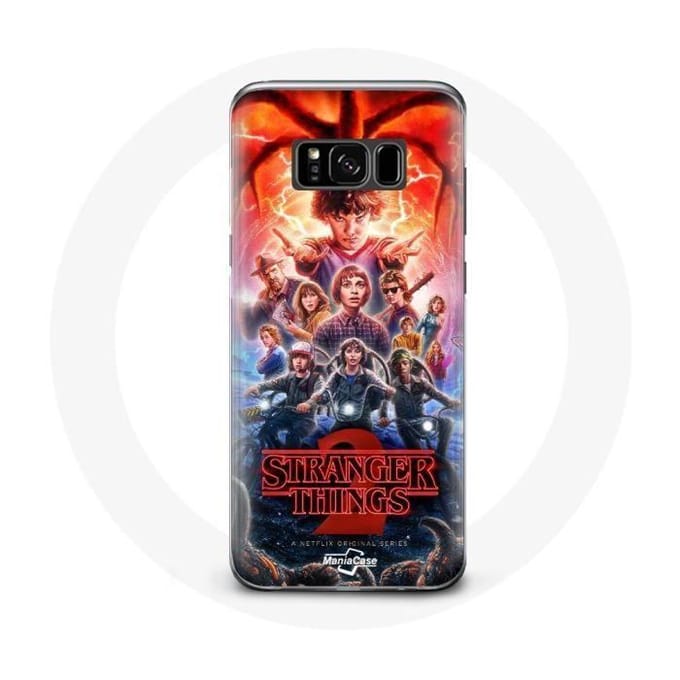Coque pour Samsung Galaxy S8 plus Stranger Things Affiche Saison 2