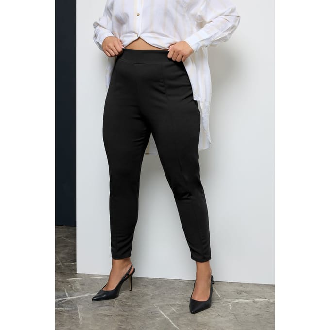 Yours Toelopende Broek Van Scubastof In Zwartsize Short > 42
