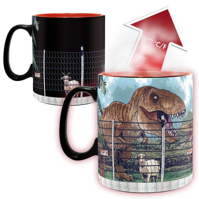 Jurassic Park Gate - Magische mok Unisex Kop - meerkleurig - Standard