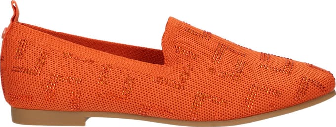 La Strada Loafer Oranje Knitted - Damesschoenen - Maat - 37