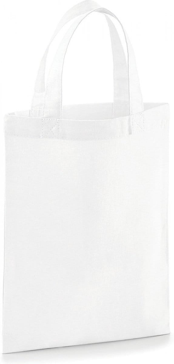 Westford Mill Cotton Party Bag For Life WM103 - White - 19 x 25 cm