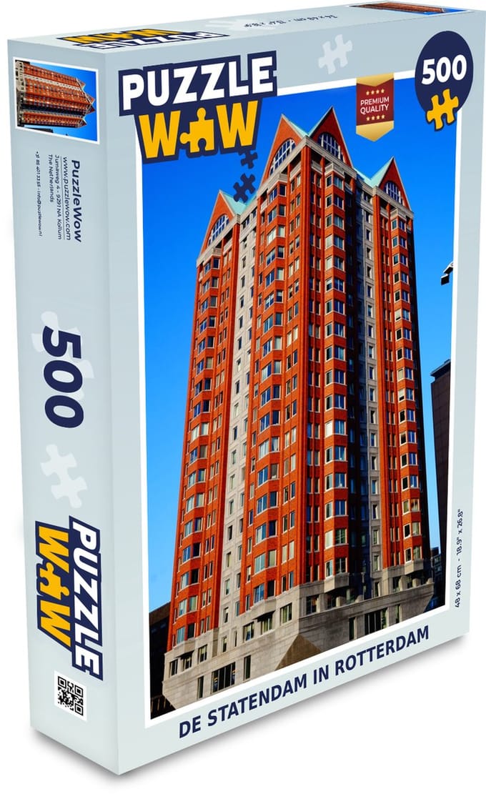 Puzzel Rotterdam - Nederland - Wonen - Legpuzzel - Puzzel 500 stukjes