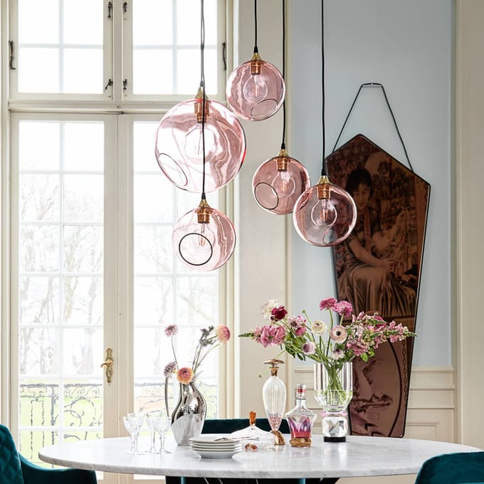 DESIGN BY US Hanglamp Ballroom, roze