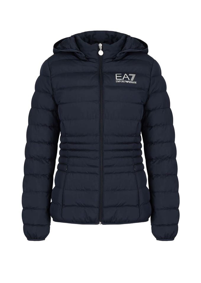 EA7 Core Lady Hooded Puffer Jas Dames