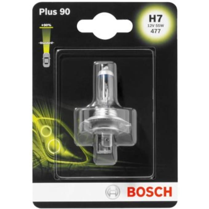 Lamp Halogeen BOSCH H7 Plus 90% 12V, 55W