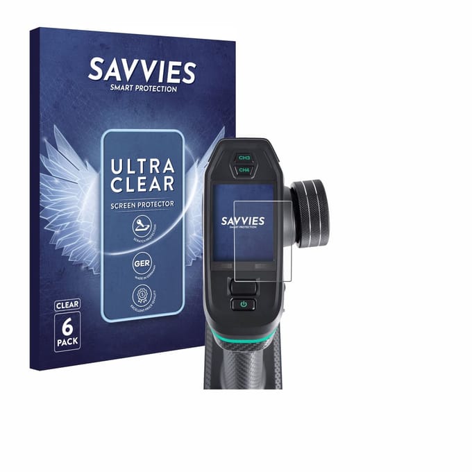 Savvies - Screenprotector voor DumboRC DDF-350 - Folie Beschermfolie transparant 6 Stuks