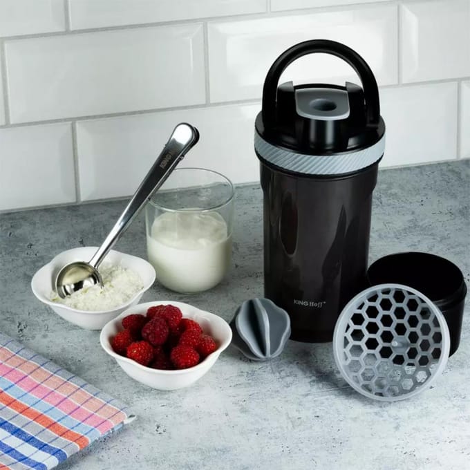 Kinghoff - Shakebeker - 720ml - BPA-vrij - Voor Cocktails en Supplementen