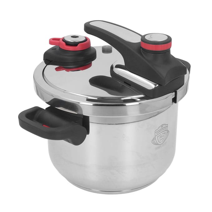 Autocuiseur électrique 6L Acier inoxydable 304 2 vitesses Cuisinière Multi-cuiseur Batterie de cuisine L white