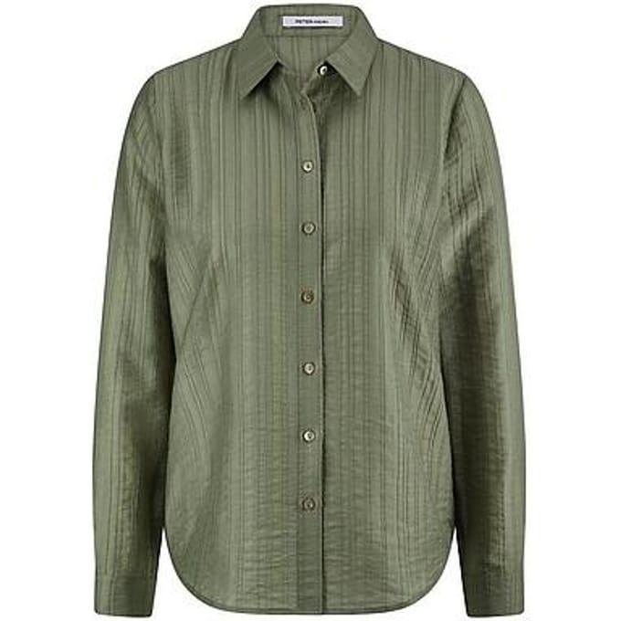 Blouse lange mouwen Van Peter Hahn groen