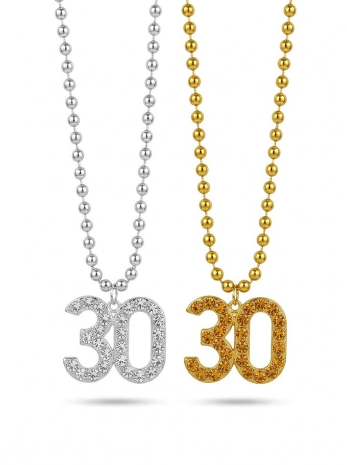 Ketting 30 Jaar - Verjaardag 30 - Assorti