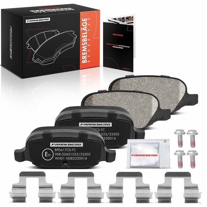 Frankberg 4x remblokken achteras voor Fiat