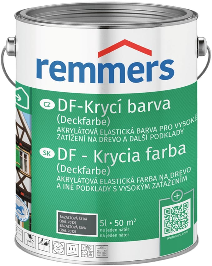 Remmers - DF Dekverf 0,75 l, basaltgrijs